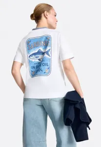 Футболка с принтом Rich & Royal, White