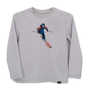 JACK WOLFSKIN Серая рубашка с принтом Neureuther Jackie