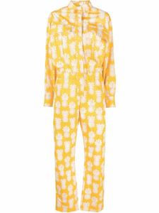 La DoubleJ комбинезон Aviator с принтом, желтый