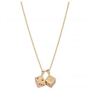 Supreme Jacob&Co ожерелье из 14-каратного золота Unisex Gold