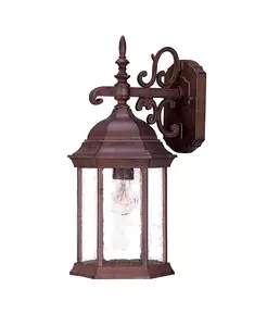 Уличный куполообразный подвесной фонарь-светильник — идеально подходит для садов и прихожих Slickblue, brown