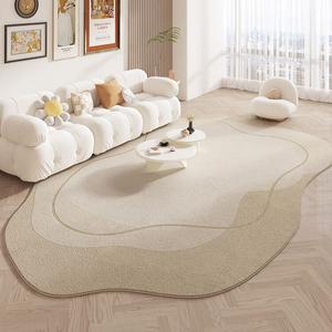 Saipos Ковер 200×300 см из искусственной шерсти для гостиной/спальни, неправильной формы, устойчивый к загрязнениям, в стиле инс, Fenghua Xi Di-A05