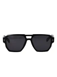 Солнцезащитные очки в геометрической оправе Philipp Plein Eyewear, черный
