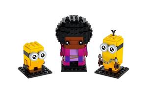 BrickHeadz Minions Explosion Head, Kevan и Bob строительные блоки 309 деталей 40421 LEGO, bellerton squareheadz