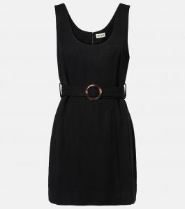 Мини-платье Cyra bouclé Rixo, черный