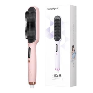 Щипцы для завивки / Утюжки для выпрямления волос MINGHUANG, розовый