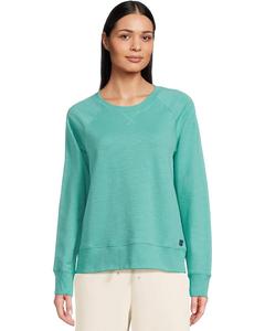 Свитер L.L.Bean Peaks Island Crew Neck, цвет Glacial Teal
