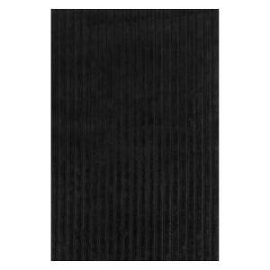 Ковер Kai Stripe из искусственного меха кролика, пригодный для машинной стирки Nuloom, серый, 122x183 см