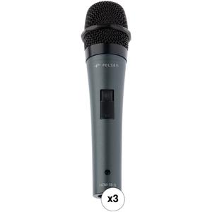 Ручной микрофон Polsen HDM-16-S Handheld Dynamic Performance Microphone (3-Pack)