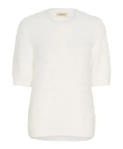 Свитер с короткими рукавами Lini Cream, белый