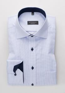 Официальная рубашка STRUKTURHEMD COMFORT FIT Eterna, светло-голубой