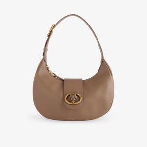 Сумка-хобо кожаная Kurt Geiger London Chelsea, коричневый