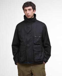 Вощеная куртка Barbour Re-Engineered Utility Bedale, черный