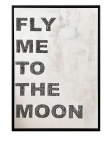 Декор Monument In Other Worlds 104x74 см Vj’S Mind, белый