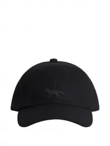 Бейсболка с принтом Maison Kitsuné, черный