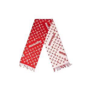 LOUIS VUITTON Вязаный шарф женский красный, Red