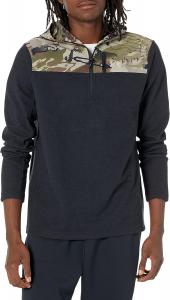 Толстовка Under Armour Specialist Grid с молнией на половину, (002) Black/Ua Barren Camo/Black