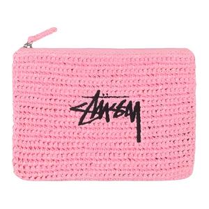 Stussy Полипропиленовая клатч женская светло-розовая, Light Pink