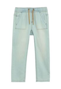 Джинсы с эластичным поясом и шнурком для детей S.Oliver, синий