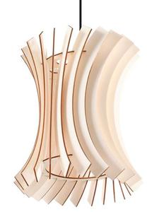 Подвесной светильник MENGES из натурального дерева (Д)30см (Ш)30см (В)107см Nice Lamps