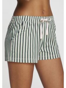 Пижамные шорты в зеленую и белую полоску s.Oliver