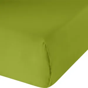 Простыня Würzburg "яблочно-зеленая" 180x280 см Erwin Müller