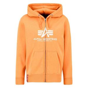 Толстовка Alpha Industries Basic Full Zip, оранжевый