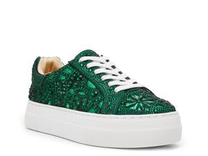 Кроссовки Betsey Johnson Reily Platform Sneaker, темно-зеленый