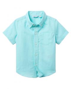 Janie and Jack Топ из льняной смеси, синий