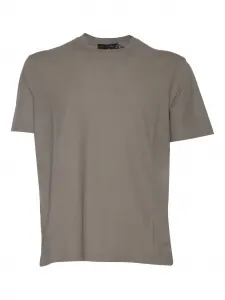 Хлопковая футболка с круглым вырезом Filippo De Laurentiis, нейтральный