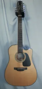 Takamine GD30CE12NAT Серия G 12-струнная акустическая электроакустическая гитара натурального цвета, Dreadnought с вырезом