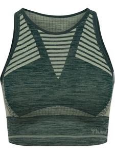 Топ Hummel Sports Top Hmlvera Multisport Damen, цвет DARKEST SPRUCE/BASIL MELANGE