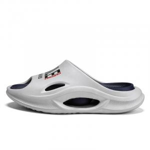 LEXON Мужские серые противоскользящие шлепанцы с резиновой износостойкой подошвой, цвет Gray