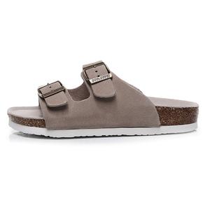 Слайдеры унисекс Ecru Golofi, Ecru 101 из натуральной нубуковой кожи