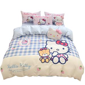 Пододеяльник 100% Cotton Twill Print Skin Friendly Sanrio, Large-Plaid Kt