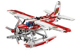Технологический механический набор строительных блоков "Пожарный самолет" 301 600 деталей 42040 LEGO