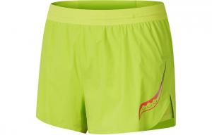 Saucony Повседневные шорты мужские yellow green