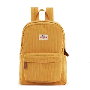 Lee Желтый унисекс рюкзак из вельвета обычного размера, Yellow