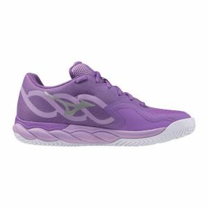 MIZUNO Женские кроссовки Wave Enforce Court Ac в цвете Bellflower/белый