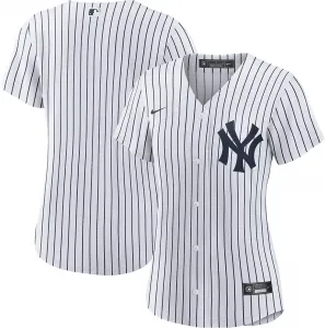 Женская домашняя майка белого цвета Nike New York Yankees Blank Cool Base
