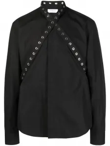 Рубашка с люверсами OFF-WHITE, черный