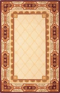 Ковер SAFAVIEH, 122 x 183 см, Naples Collection, Assorted, ручной работы из традиционной шерсти, идеален для помещений с высокой проходимостью: прихожая, гостиная, спальня (NA705A)