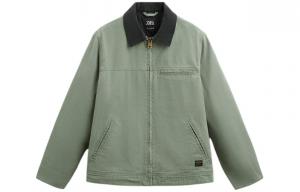 Стеганая куртка мужская светло-зеленая Zara, светло-зеленый