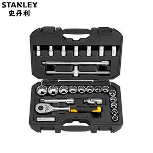Stanley набор из 26 предметов, набор головок серии 12,5 мм, большая головка с храповым механизмом, инструмент для ремонта автомобилей STMT45503-23