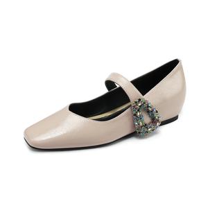 FMM Мэри Джейн туфли женские - молочный чай, цвет Milk Tea