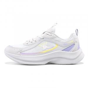 XTEP Дышащие и легкие кроссовки с низким верхом для повседневного бега, женские, белые, фиолетовые