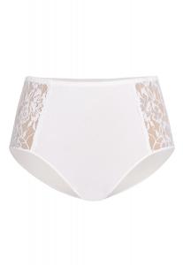 Трусы Teyli Hohe Taille Baumwoll mit floraler Spitze Loren, белый