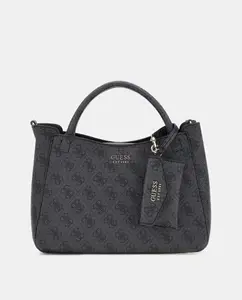 Сумка через плечо с молнией и магнитной застежкой Guess, темно-серый