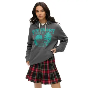 Худи Superdry Lo-Fi Outdoor Graphic, серый