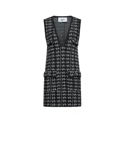 Платье без рукавов с боковыми карманами Silvian Heach, черный